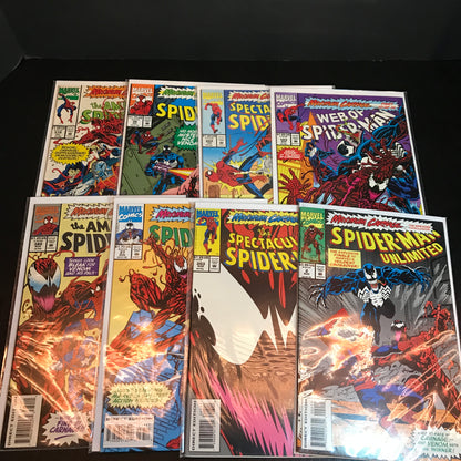 Spider-Man Unlimited - Tom DeFalco - Complete Set of 'Maximum Carnage' Event - 14 Comics - 1993