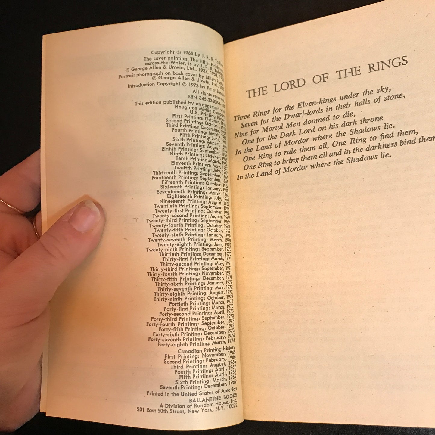 The Hobbit and The Lord of the Rings Box Set - J. R. R. Tolkien - 1974