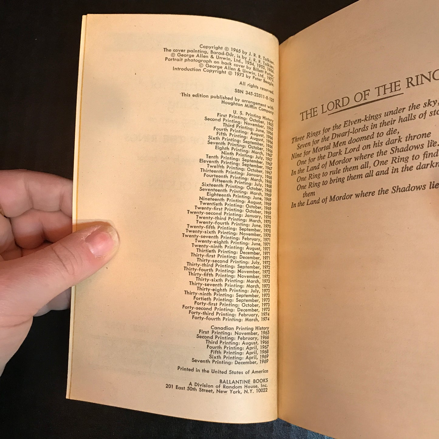 The Hobbit and The Lord of the Rings Box Set - J. R. R. Tolkien - 1974