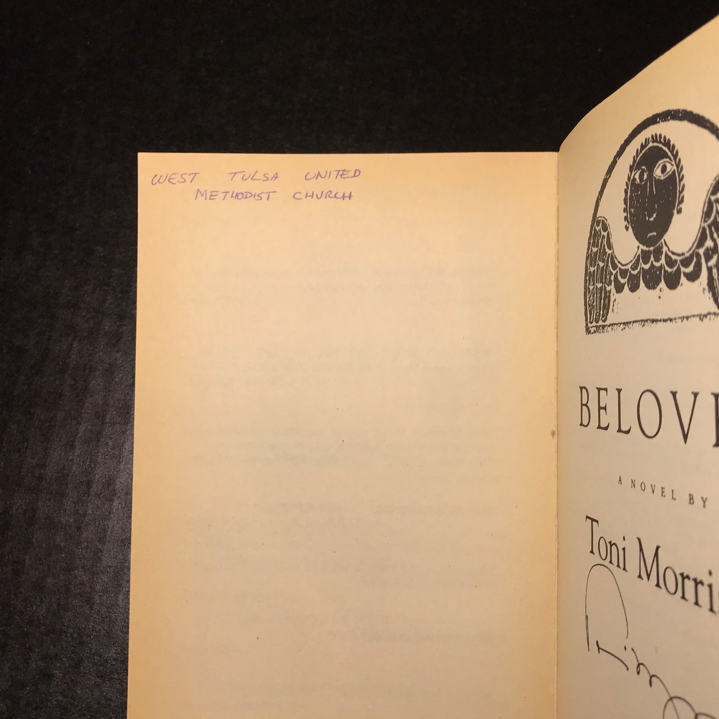 Beloved - Toni Morrison - Signed - First Paperback Edition - 1988