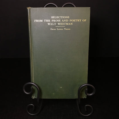 Selections from the Prose and Poetry of Walt Whitman - Walt Whitman - 1898