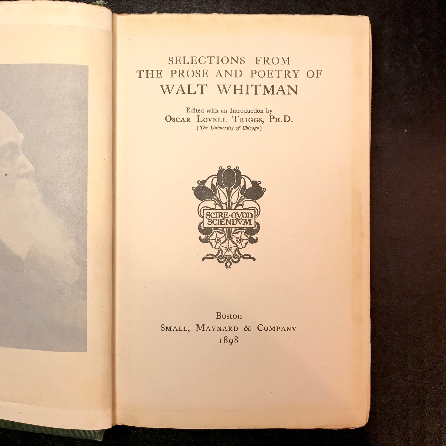 Selections from the Prose and Poetry of Walt Whitman - Walt Whitman - 1898