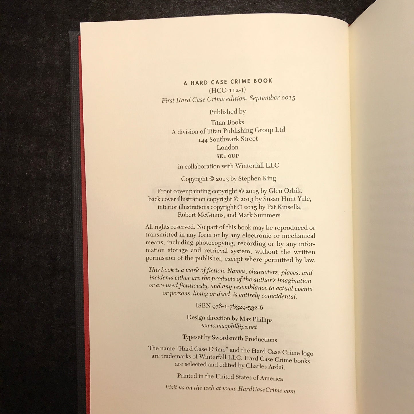 Joyland - Illustrated Edition - Stephen King - First Thus - 2015