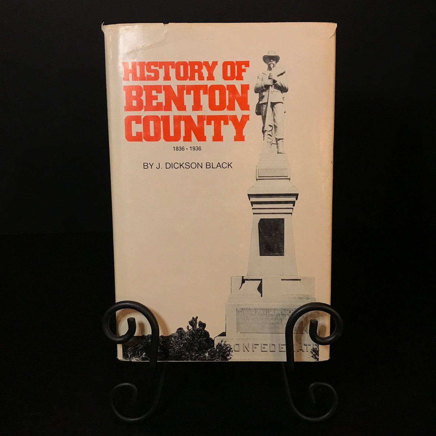 History of Benton County - J. Dickson Black - Signed - 1975