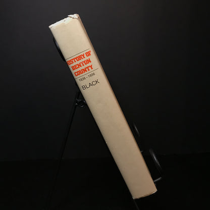History of Benton County - J. Dickson Black - Signed - 1975