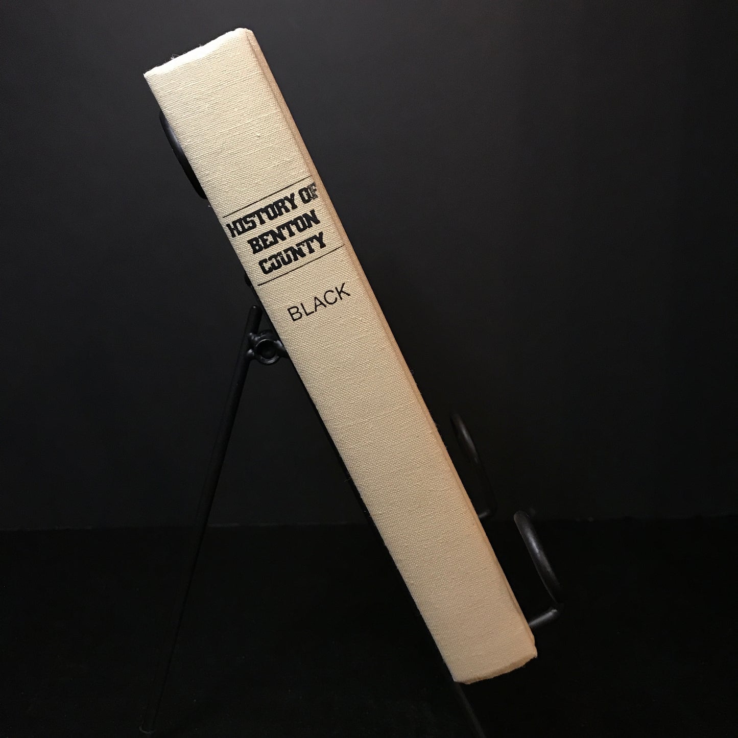 History of Benton County - J. Dickson Black - Signed - 1975