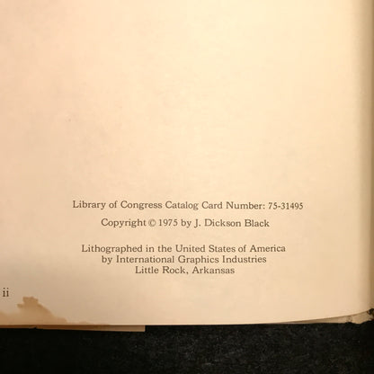History of Benton County - J. Dickson Black - Signed - 1975