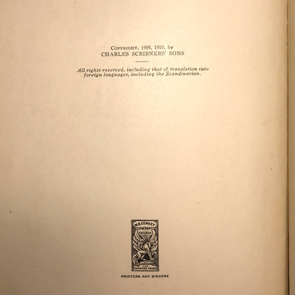 African Game Trails - Theodore Roosevelt - First Edition - 1910