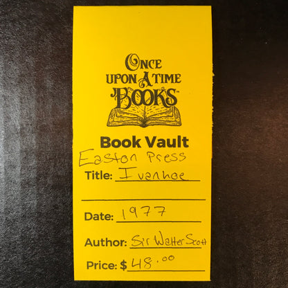 Ivanhoe - Easton Press - Sir Walter Scott - 1977