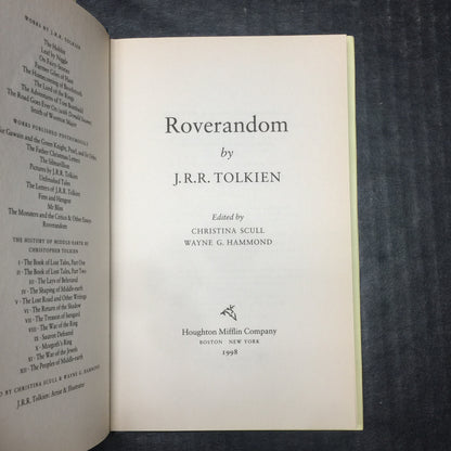 Roverandom - J. R. R. Tolkien - First Edition - 1998