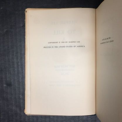 To Kill A Mockingbird - Harper Lee - Book Club Edition - 1960