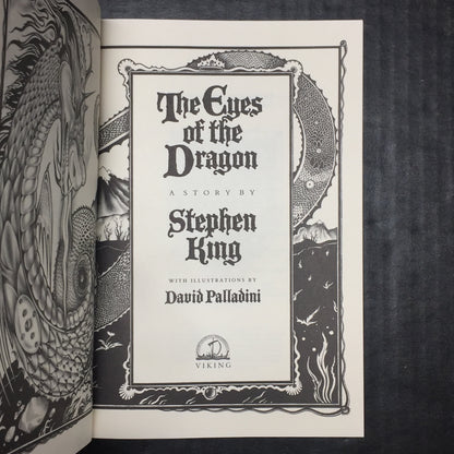 The Eyes of the Dragon - Stephen King - 1st Edition - 1987