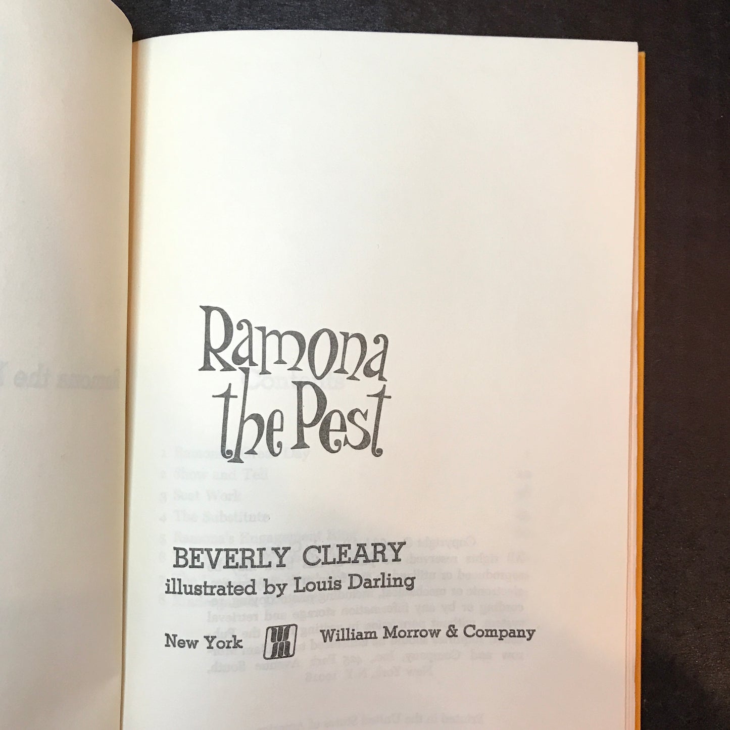 Ramona the Pest - Beverly Cleary - Book Club Edition - 1968