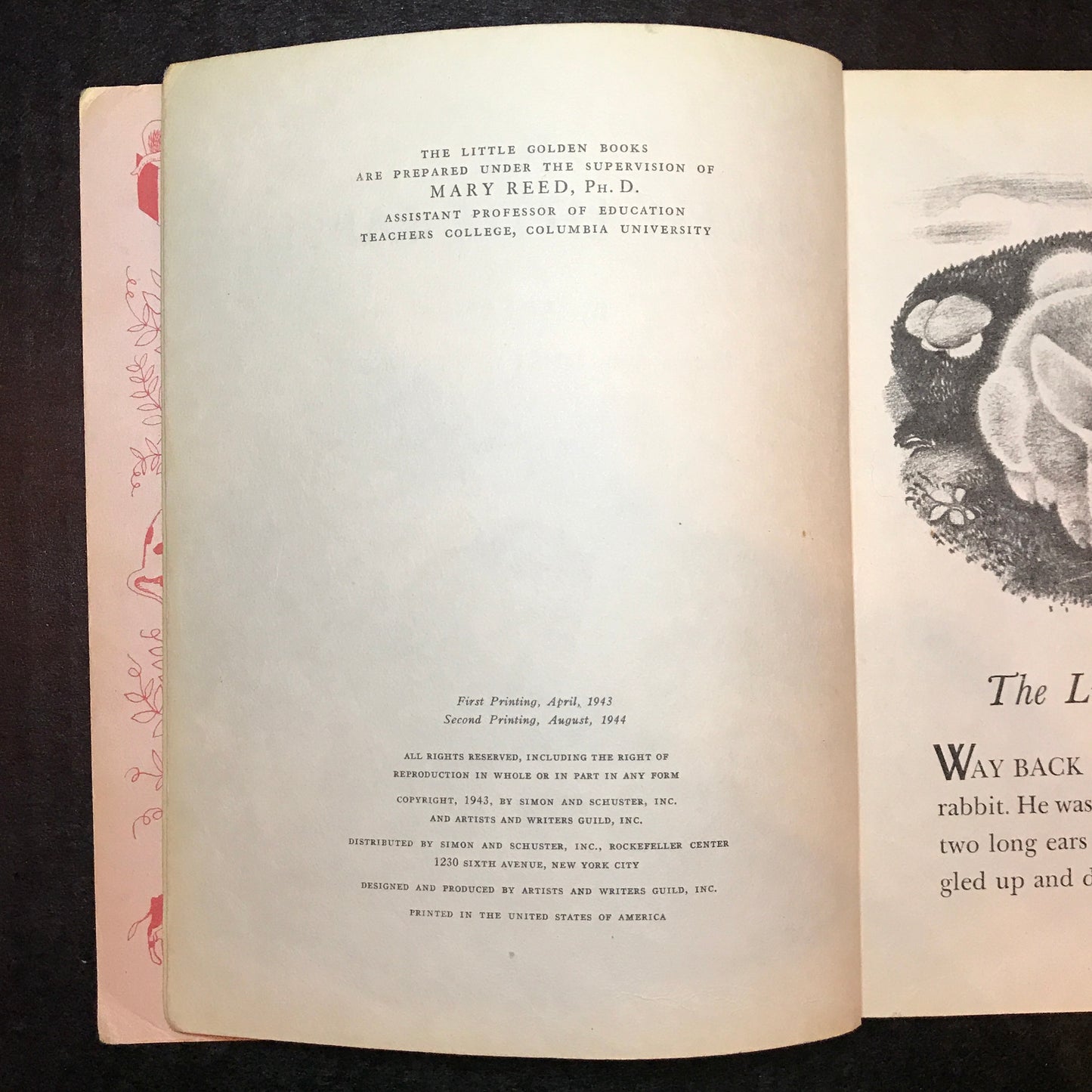 The Lively Little Rabbit - Ariane - 2nd Print - 1944