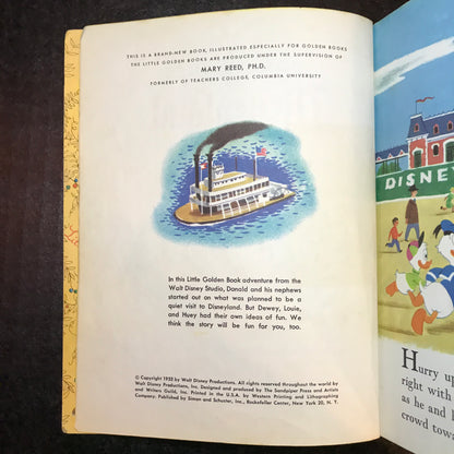 Donald Duck in Disneyland - Annie North Bedford - A Print - 1955