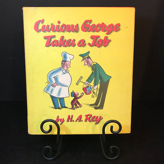 Curious George Takes a Job - H.A. Rey - 12th Print - Later Reprint - 1958