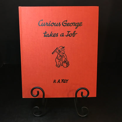 Curious George Takes a Job - H.A. Rey - 12th Print - Later Reprint - 1958