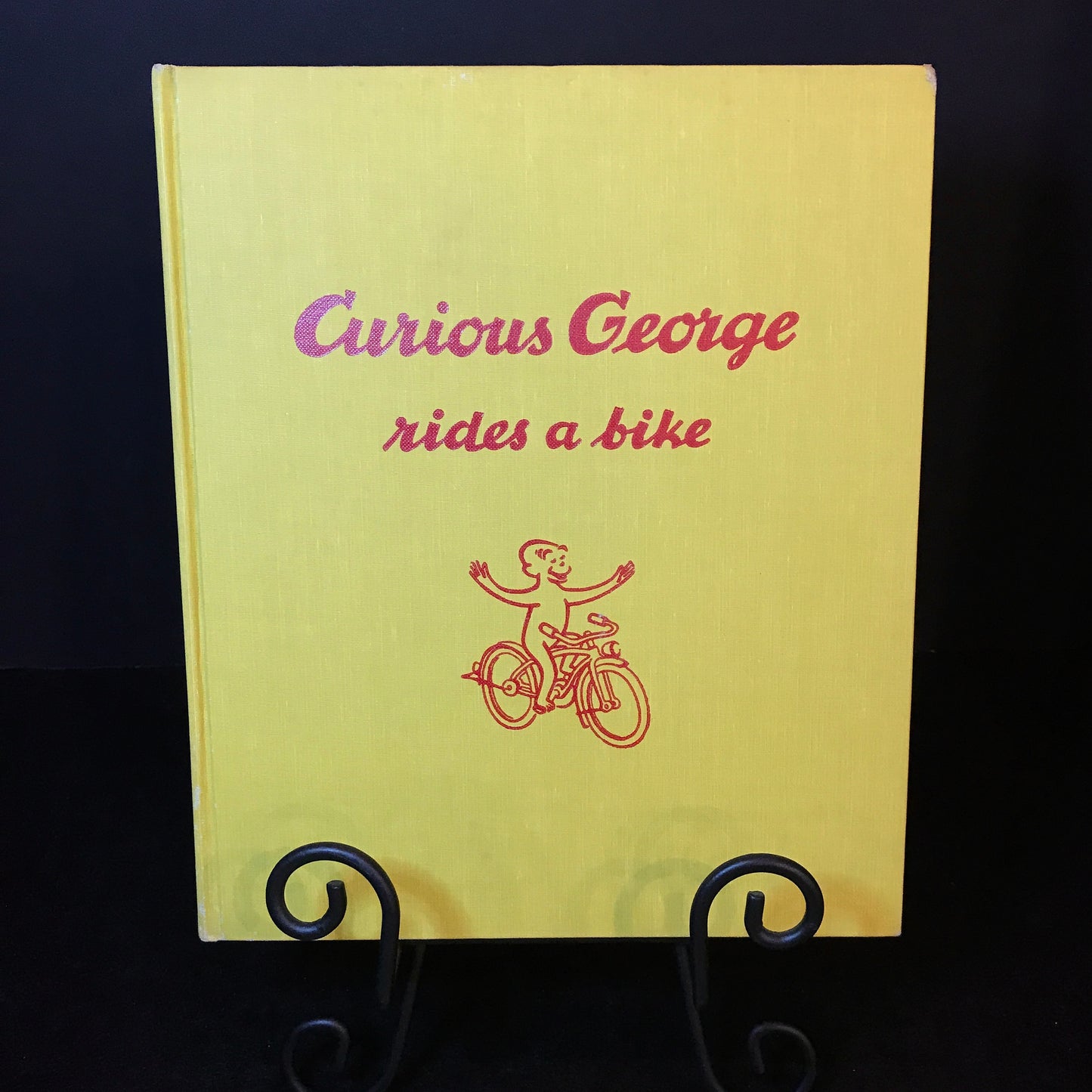 Curious George Rides A Bike - H.A. Rey - 9th Print - Later Reprint - 1966