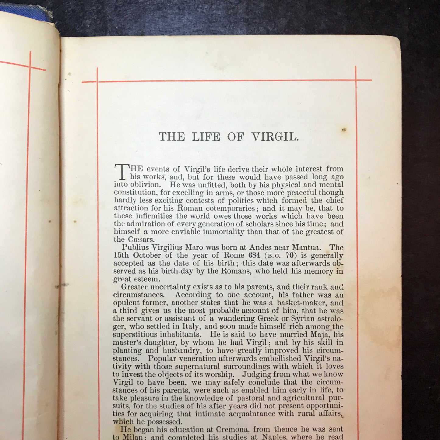 The Life of Virgil - Virgil - circa 1880s