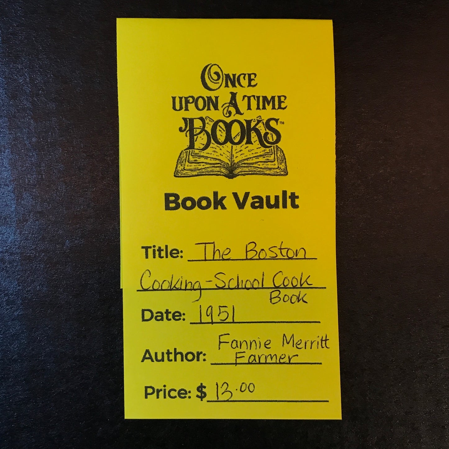 The Boston Cooking-School Book - Fannie Merritt Farmer - 1951