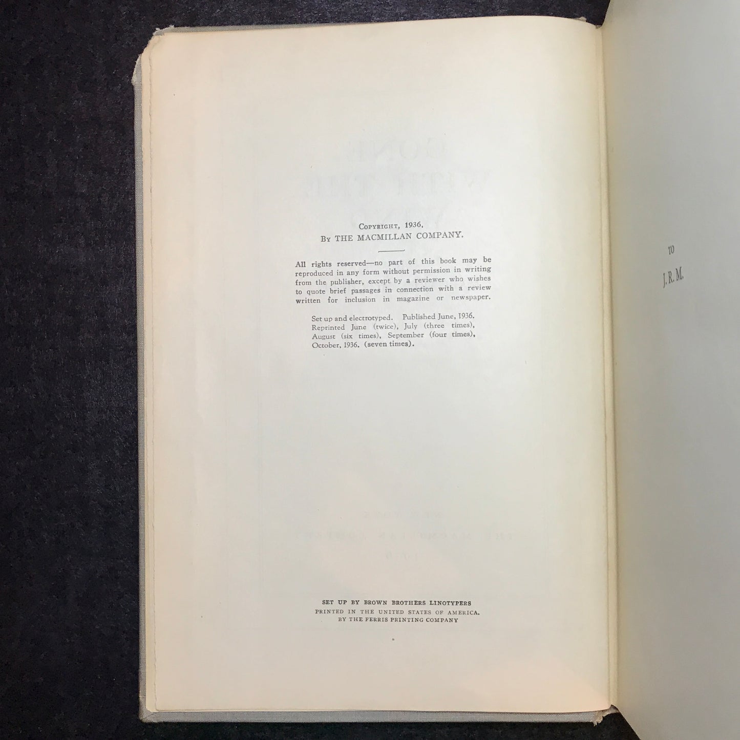 Gone With The Wind - Margaret Mitchell - 23rd Print - 1936