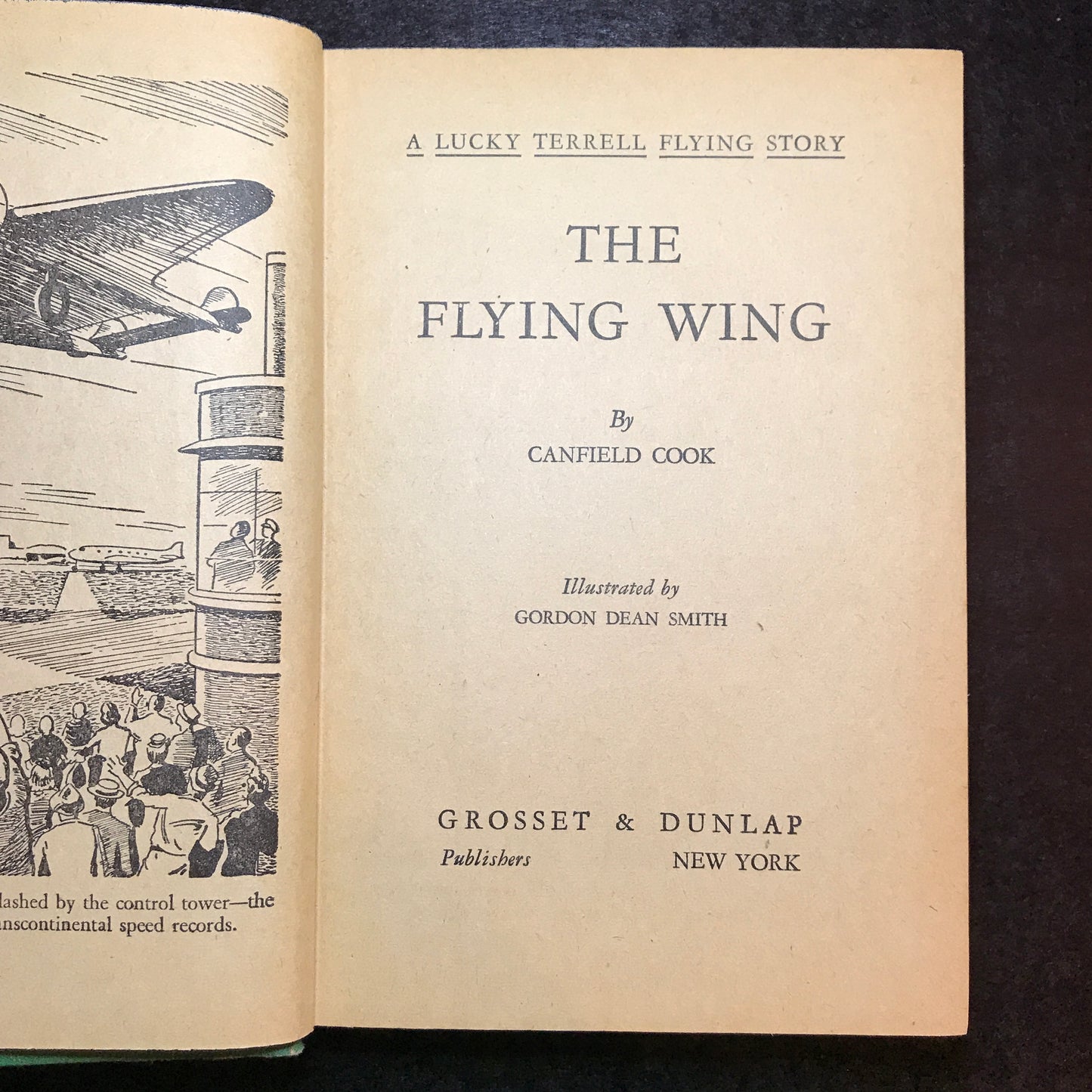 The Flying Wing - Canfield Cook - First Edition - 1946