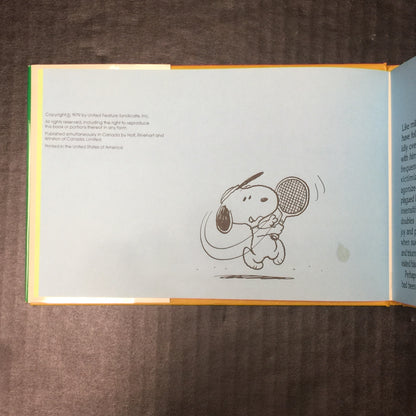 Snoopy's Tennis Book - Charles M. Schulz - 1979