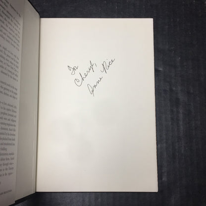 Servant of the Bones - Anne Rice - First Edition - Inscribed - 1996