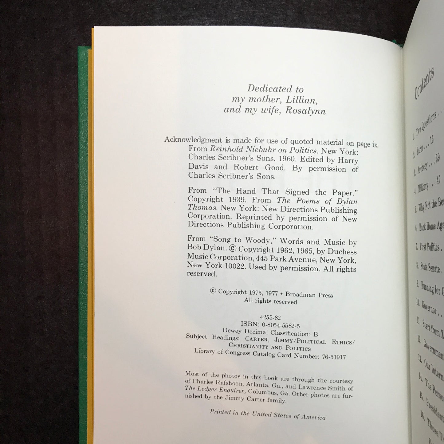 Why Not The Best? - Jimmy Carter - Signed - 1977