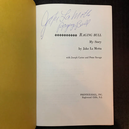 Raging Bull - Jake La Motta - Signed - 1970