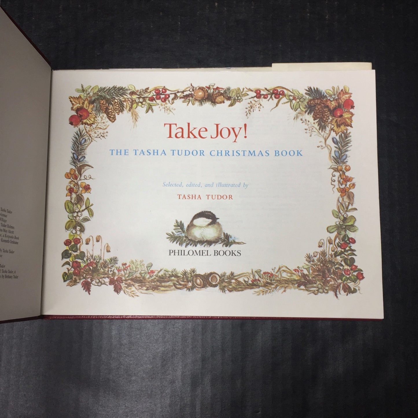 Take Joy! - Tasha Tudor - Signed - 1979