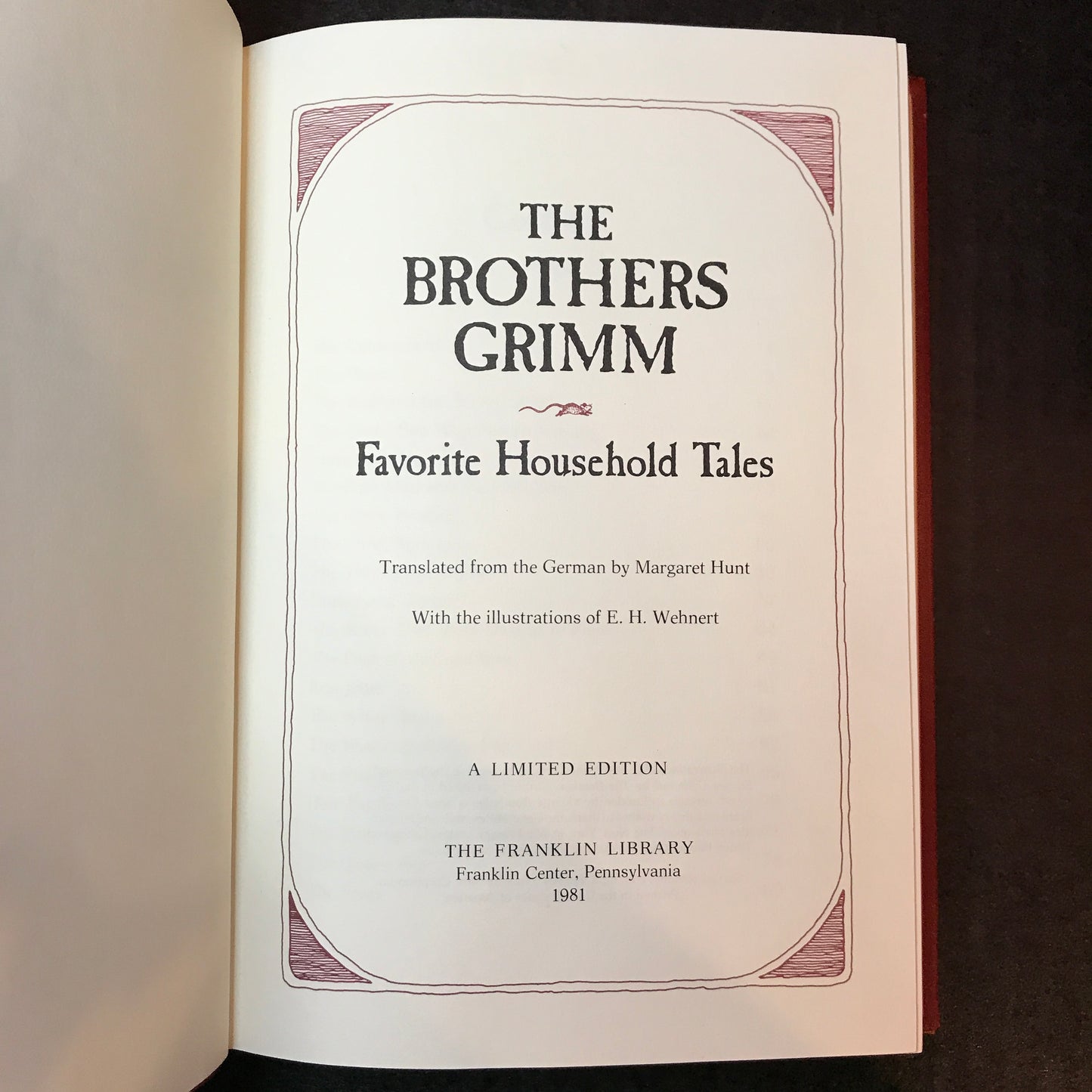 The Brothers Grimm - Translated by Margaret Hunt - Franklin Library - 1981