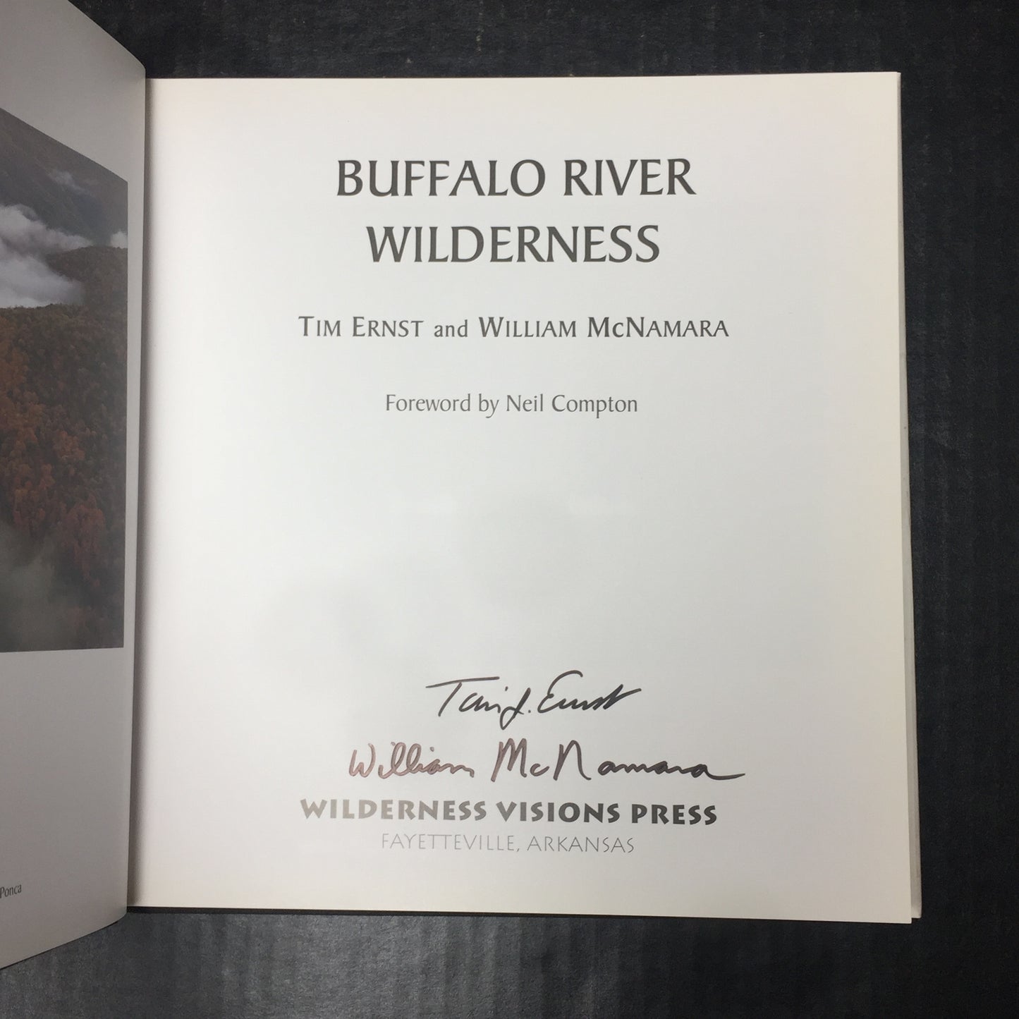 Buffalo River Wilderness - Tim Ernst and William McNamara - Signed by Both Authors - 1998