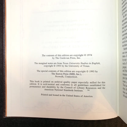 The Life of Samuel Johnson - James Boswell - Easton Press - Full Set - 4 Volumes - 1993