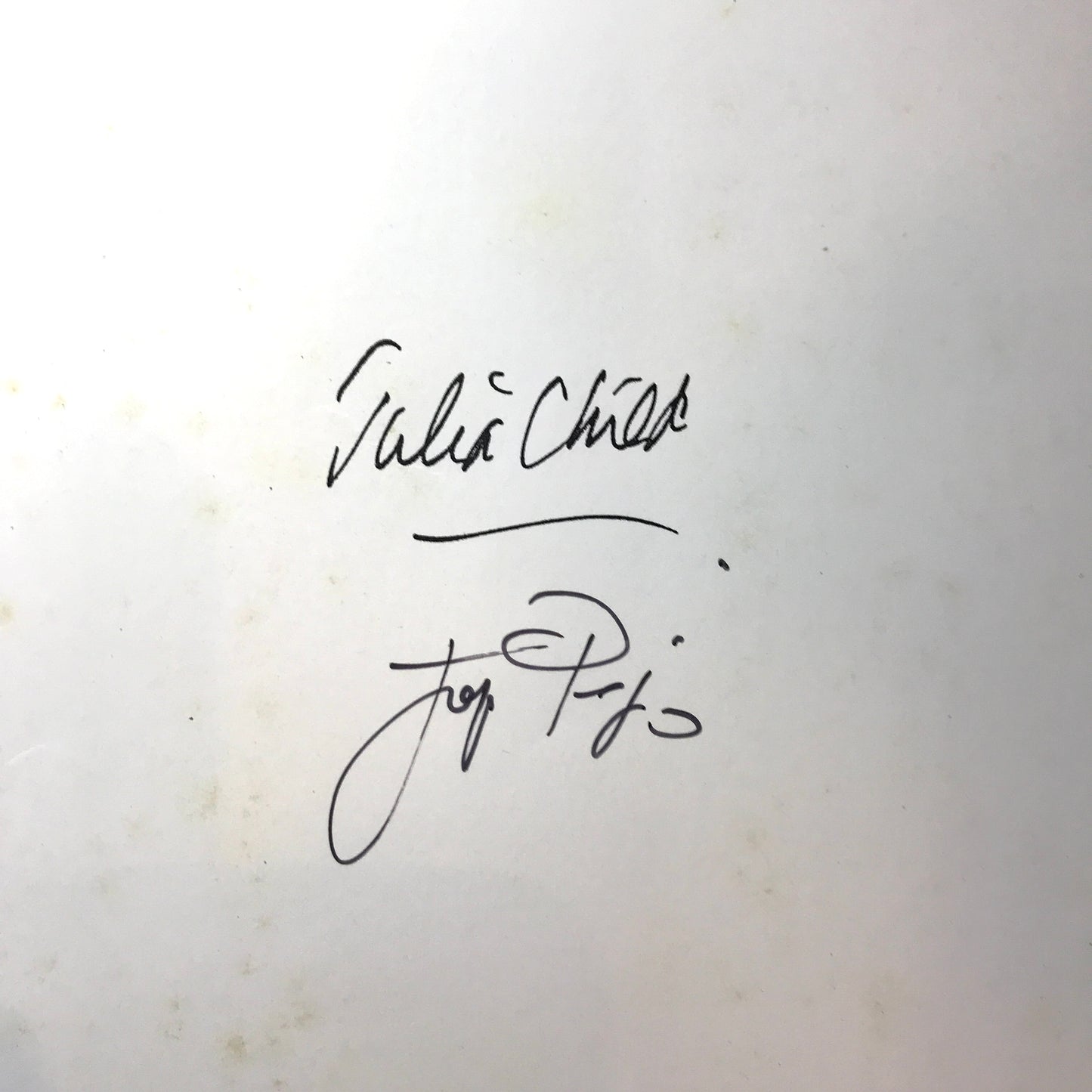 Cooking at Home - Julia Child and Jacques Pepin - 6th Print - Signed 2x - 2000
