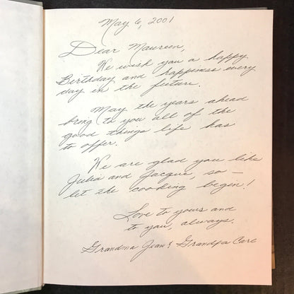 Cooking at Home - Julia Child and Jacques Pepin - 6th Print - Signed 2x - 2000