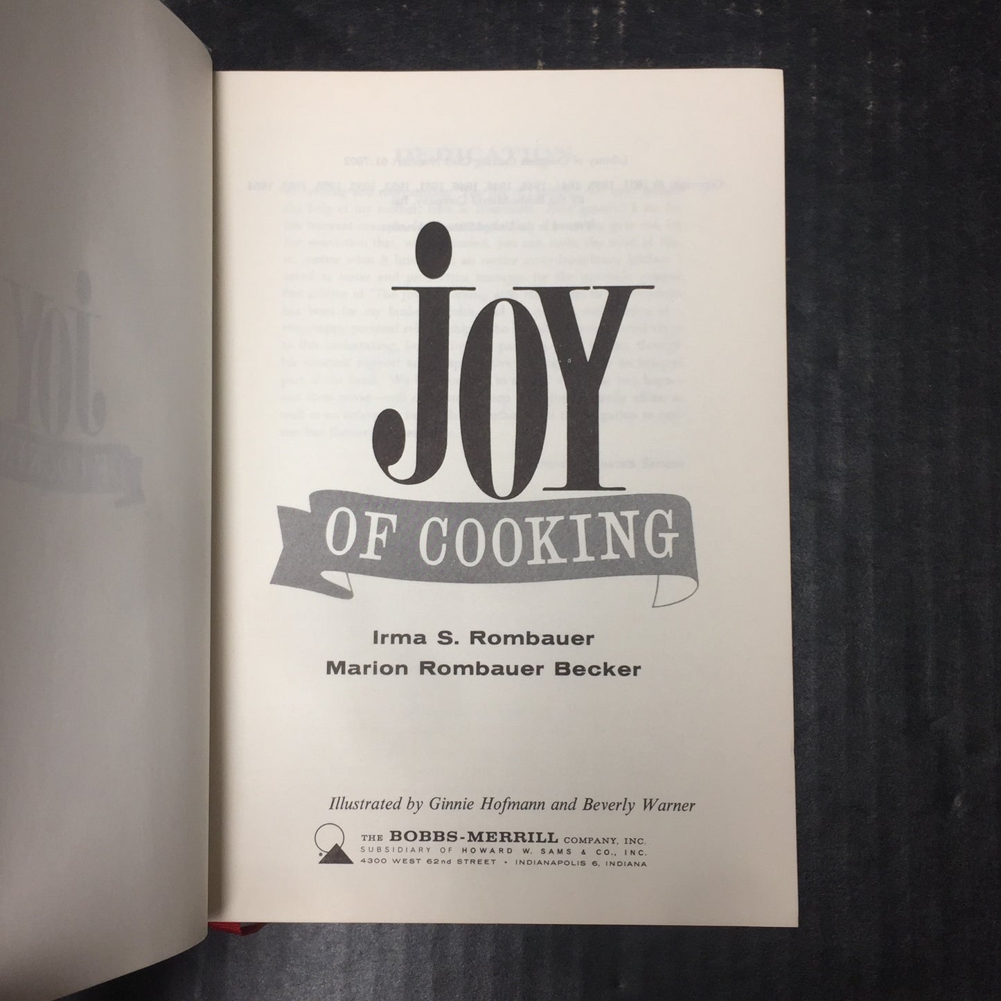 Joy of Cooking - Irma S. Rombauer and Marion Rombauer Becker - 1964