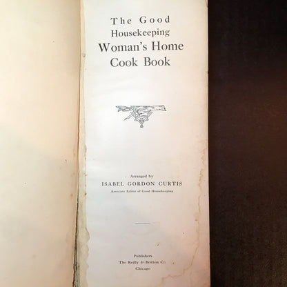 Woman's Home Cook Book - Isabel Gordon Curtis - 1909