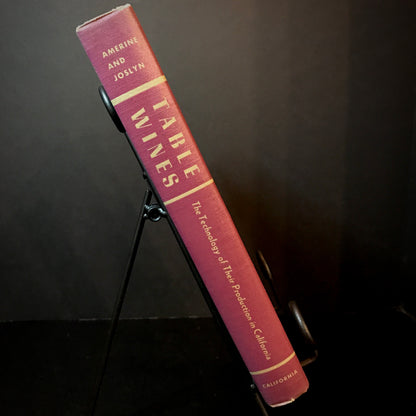 Table Wines - M. A. Amerine and M. A. Joslyn - 1951