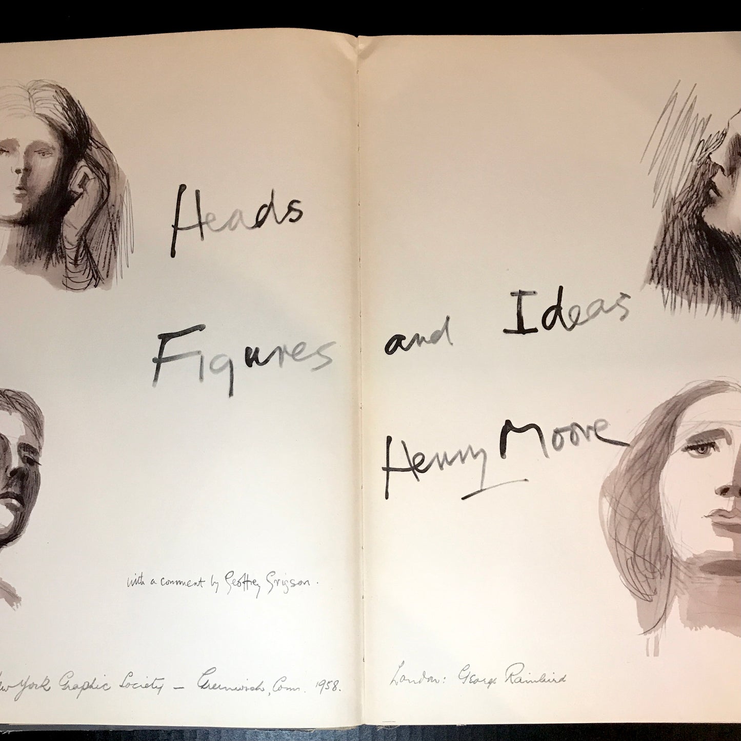 Heads, Figures, and Ideas - Henry Moore - 1958