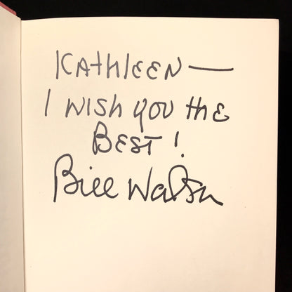 Building A Champion - Bill Walsh and Glenn Dickey - First Edition - Signed - 1990