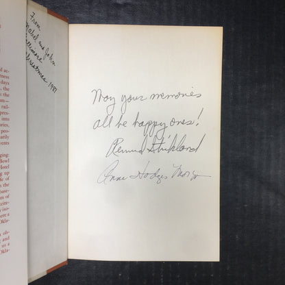 Oklahoma Memories - Anne Hodges Morgan - First Edition - Signed Twice - 1981
