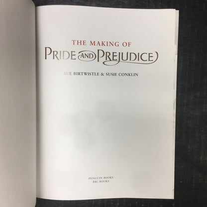 Pride and Prejudice - Sue Birtwistle and Susie Conklin - DVD and Companion Book - 2006