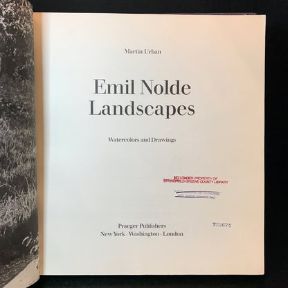Landscapes - Emil Nolde - 1970