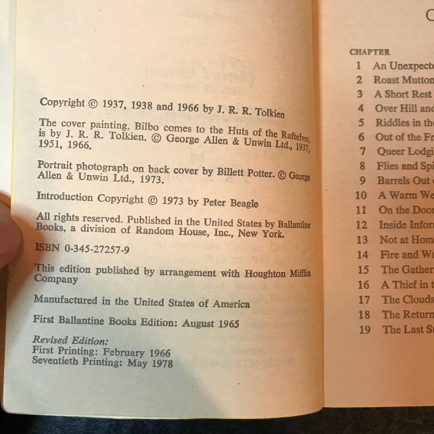 The Hobbit and The Lord of the Rings Trilogy - J. R. R. Tolkien - 1978