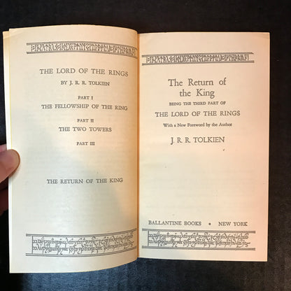 The Hobbit and The Lord of the Rings Trilogy - J. R. R. Tolkien - 1978