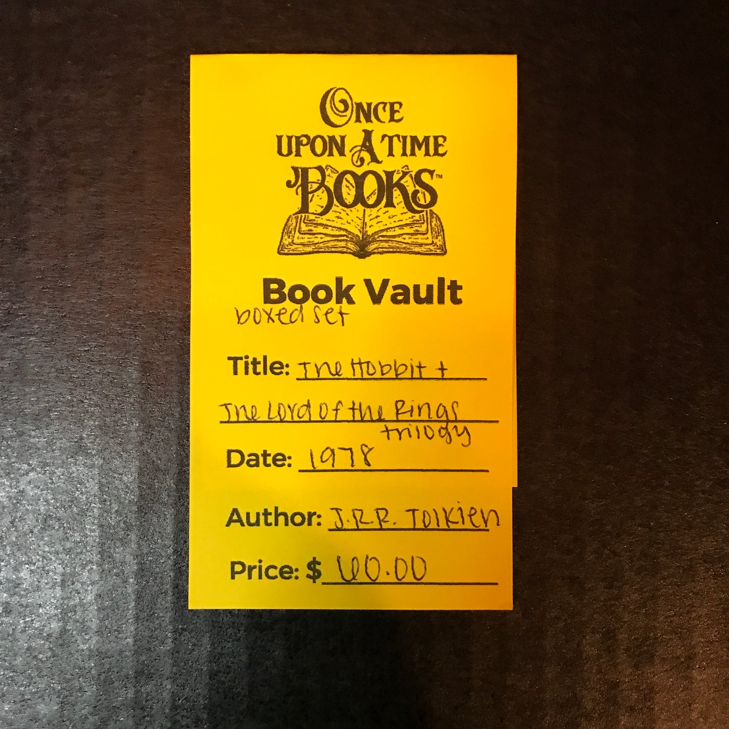 The Hobbit and The Lord of the Rings Trilogy - J. R. R. Tolkien - 1978