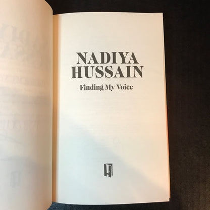 Finding My Voice - Nadiya Hussain - Signed - 2019