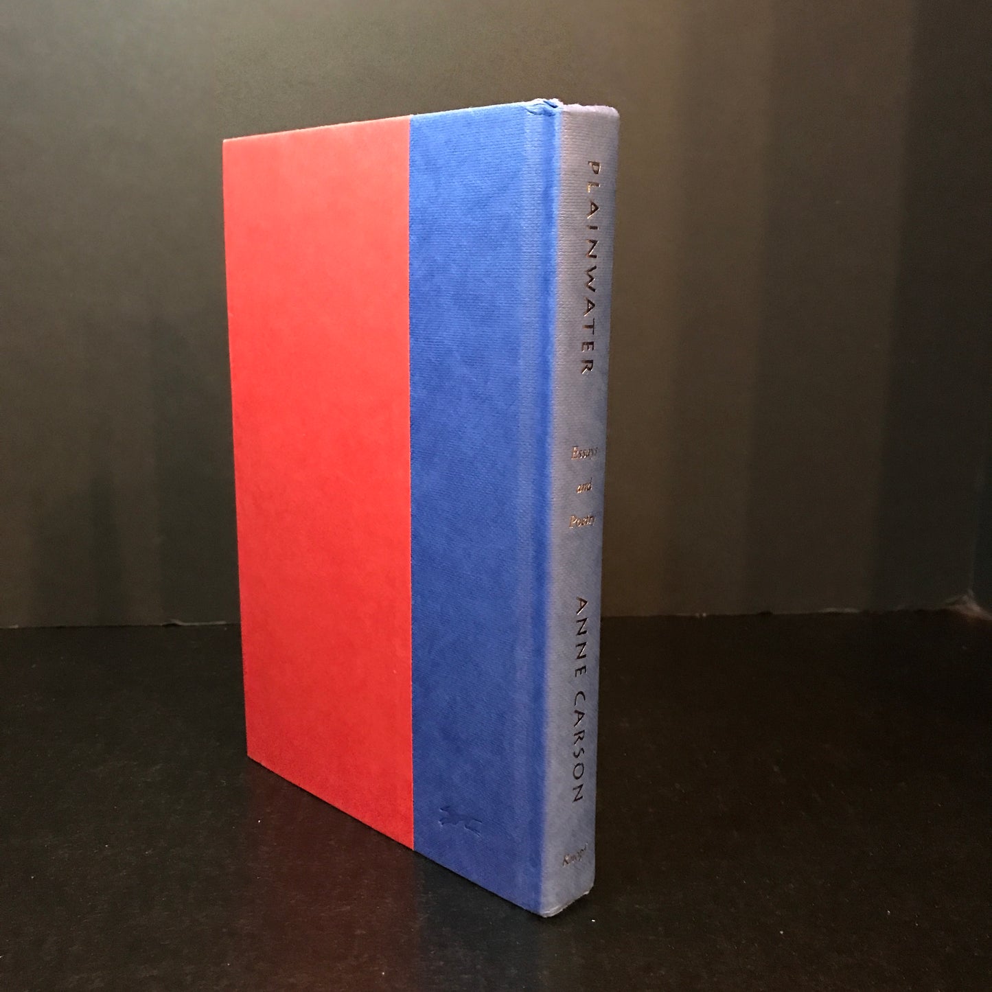 Plainwater - Anne Carson - Signed - 1st Edition - 1995