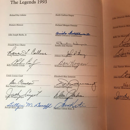 Texas Golf Legends - Paul Milosevich and Curt Sampson - Eagle Edition - Signed - 1993